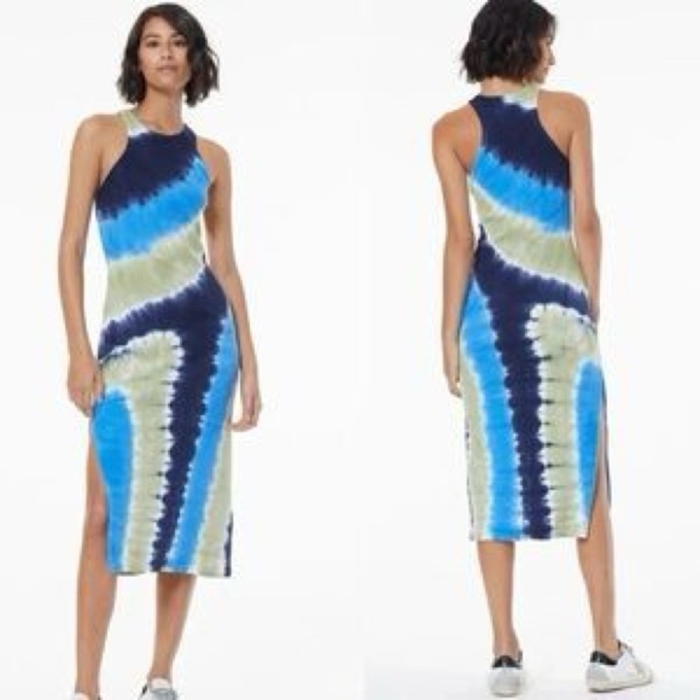 Young Fabulous and Broke ribbed tie dye dress